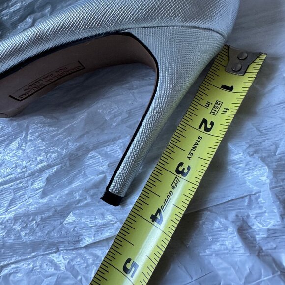 CHRISTIAN SIRIANO for Payless Women Sz 8 Silver Trendy High Heel Shoes NWOB - Picture 11 of 13